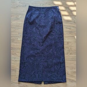 Briggs New York Purple Pencil Skirt
